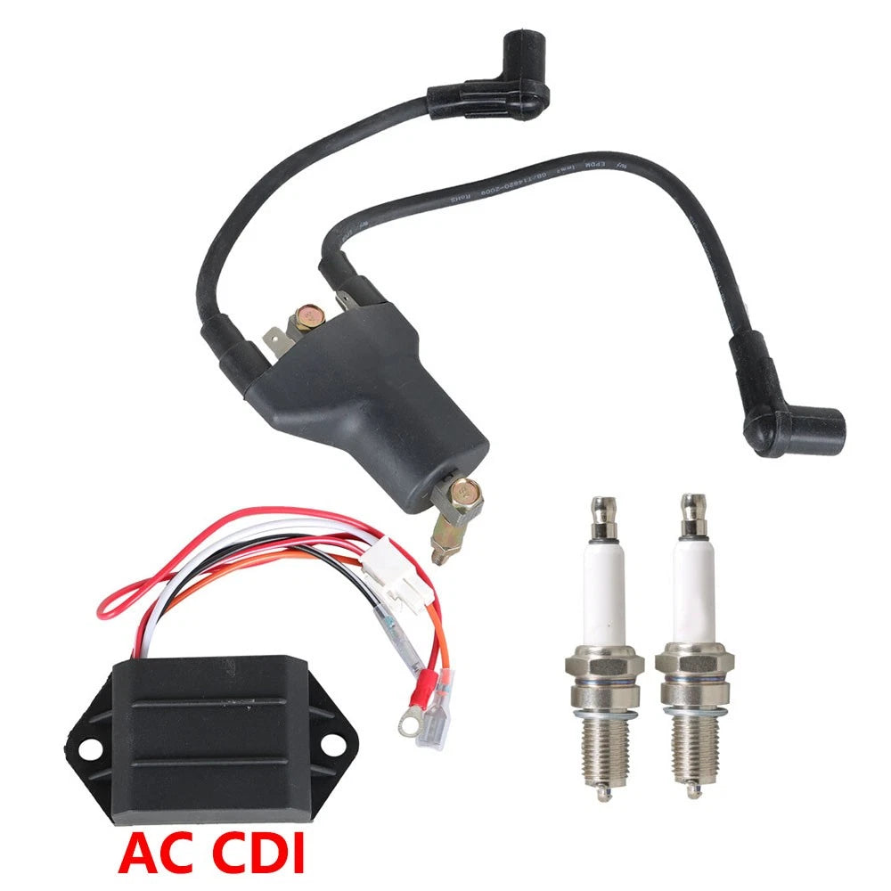 Ignition Coil Spark Plug CDI Ignitor for EZGO Golf Cart (1991–2002)