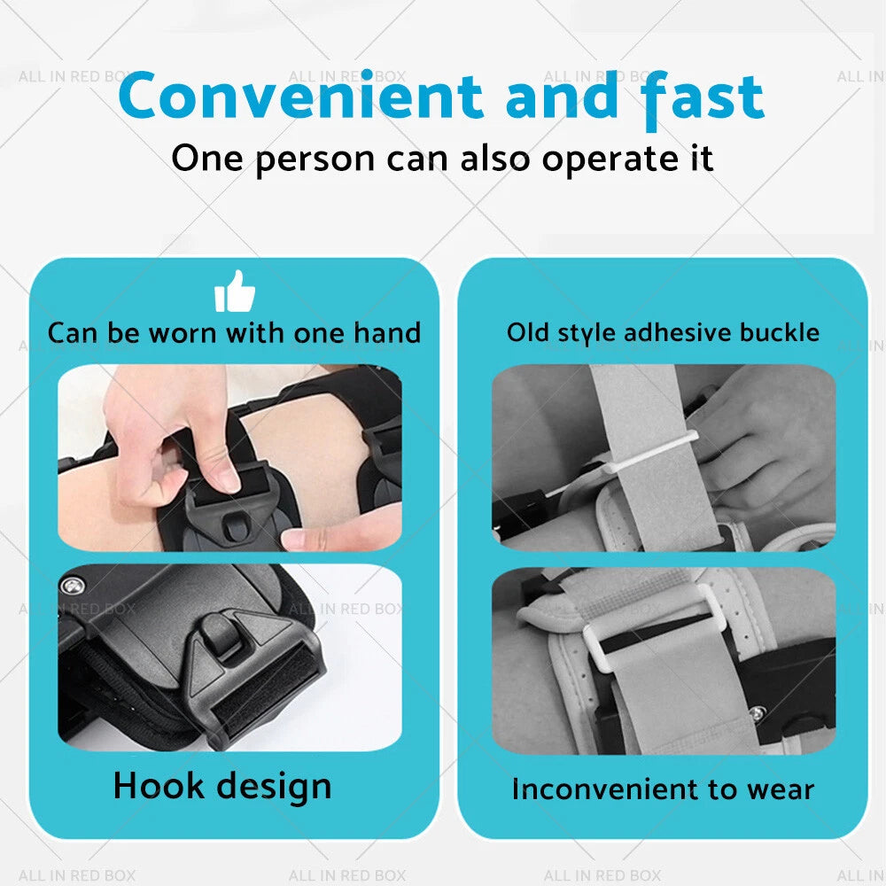 Adjustable Hinged Knee Brace for Universal Fit (ROM Stabilizer)