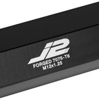 20Pcs J2 7075 Forged Aluminum M12x1.25 Open-End Lug Nut Set w/Adapter Black