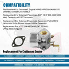Carburetor for Coleman Powermate Generators (2000-2023)