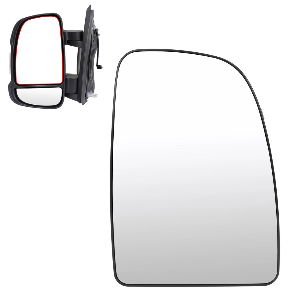Power Heated RH View Mirror Glass for Ram ProMaster 2500 (2014–2021)