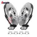 Front Disc Rotors & Ceramic Brake Pads Kit for Toyota Camry (2002–2006)
