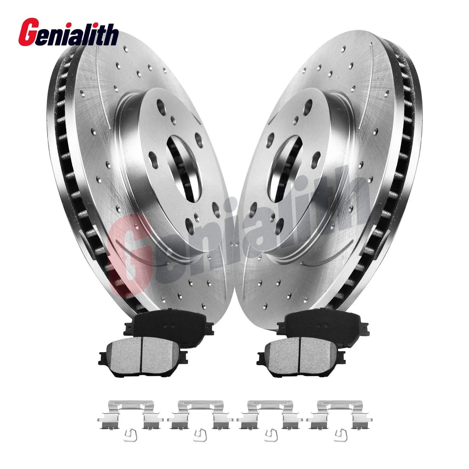 Front Disc Rotors & Ceramic Brake Pads Kit for Toyota Camry (2002–2006)