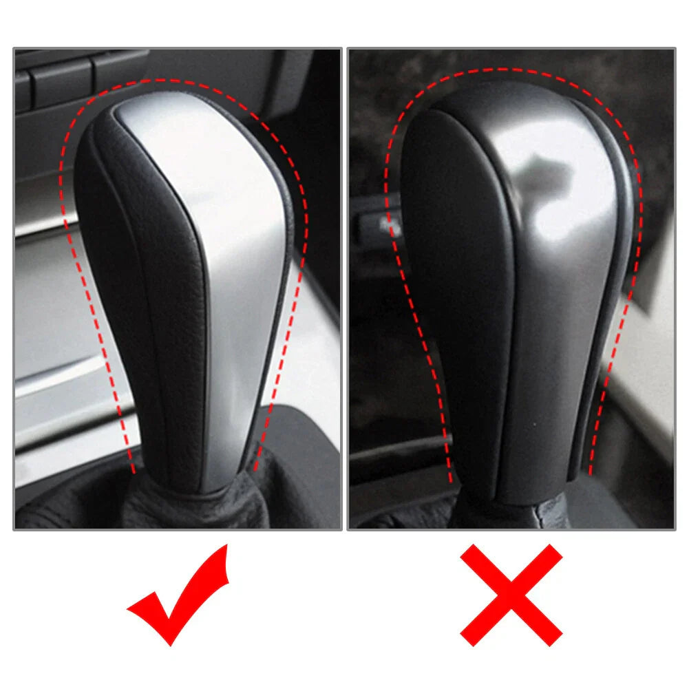 Pink Gear Shift Knob Cover Trim for BMW 1 3 Series E87 E90 E92 E91 E93 X1 E84 (2004-2013)