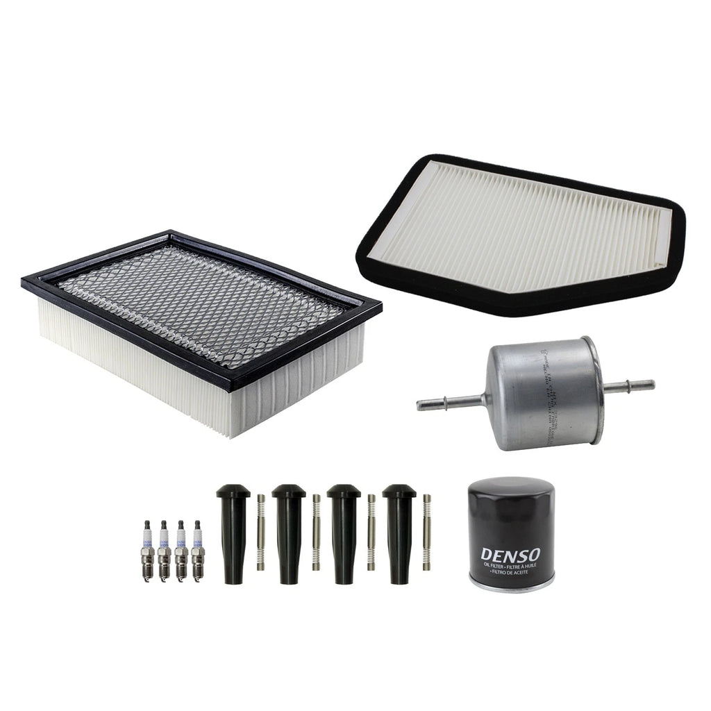 Tune Up Kit 4 Spark Plugs & Boots for Ford Escape, Mariner (2008)