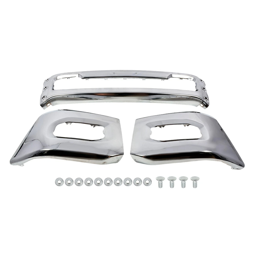 Front Bumper Face Bar for RAM 2500 3500 4500 (2019–2024) Chrome Steel