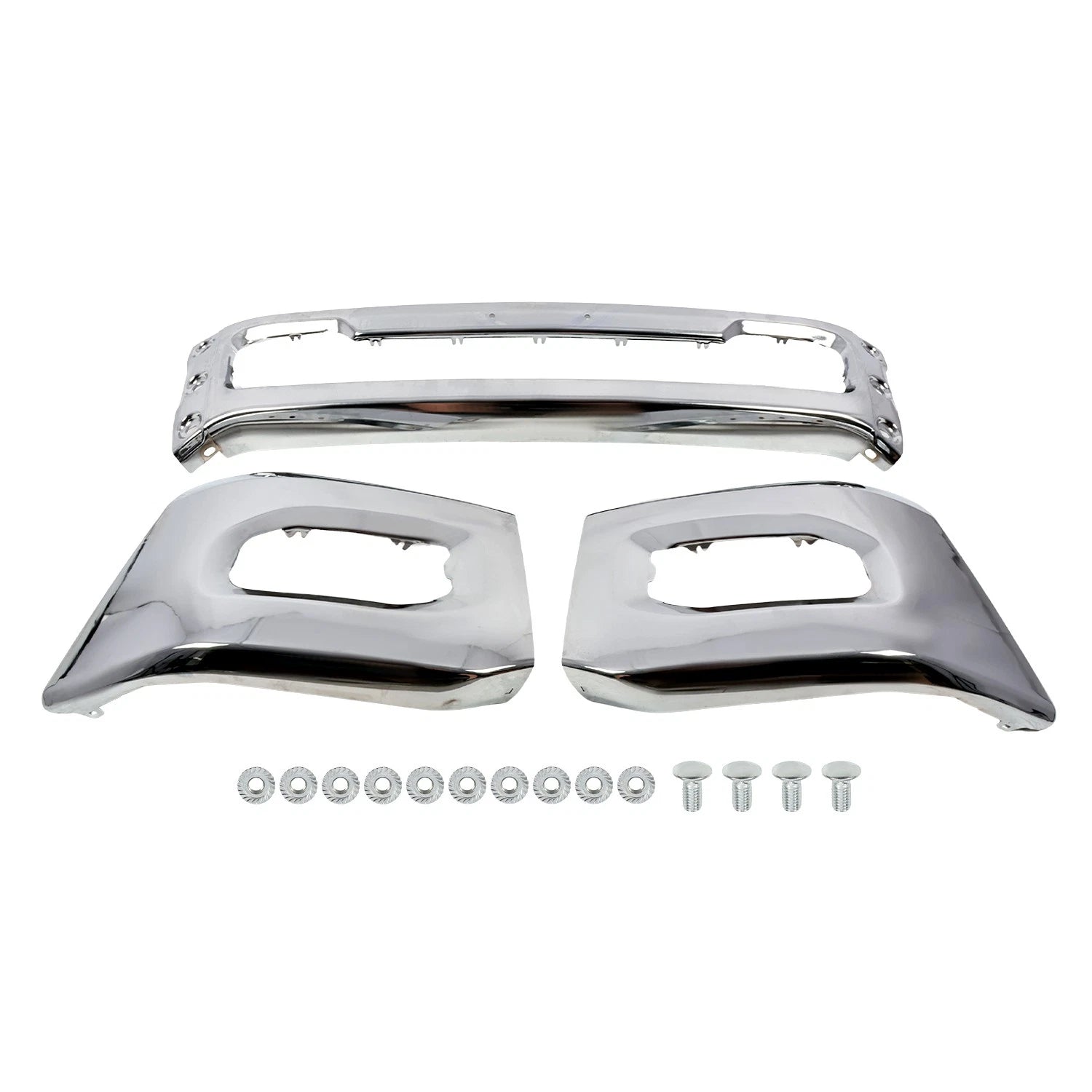 Front Bumper Face Bar for RAM 2500 3500 4500 (2019–2024) Chrome Steel