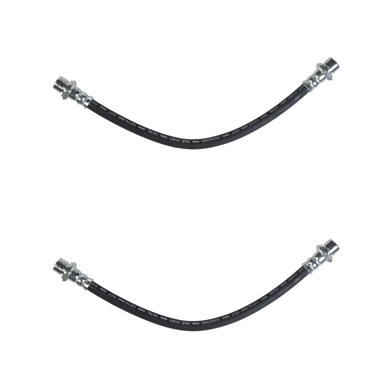 Set of 2 Rear Brake Hydraulic Hoses for Corolla Prizm RAV4 Sienna