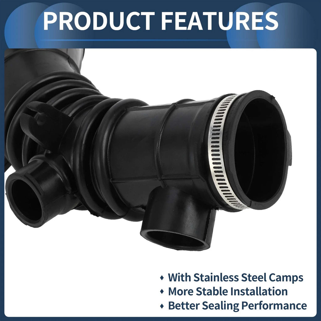 Intake Hose Tube with Clamps for Toyota Solara (2004–2008) Black