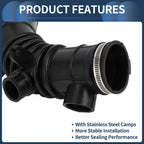 Intake Hose Tube with Clamps for Toyota Solara (2004–2008) Black