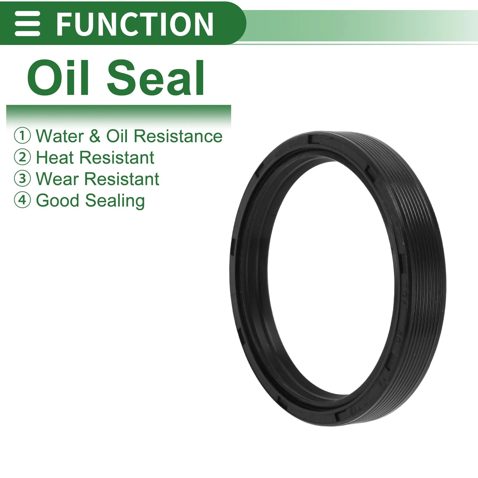 Oil Seal for [Make Model] (60x72x12mm) NBR Rubber High Pressure