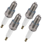 Set of 4 Iridium Spark Plugs for Outboard Marine Emerald/Bay Banshee XS
