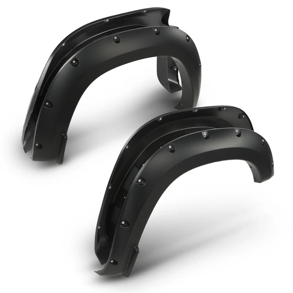 Set of 4 Pocket Rivet Bolt-on Fender Flares for Ram 1500 (2019–2023)