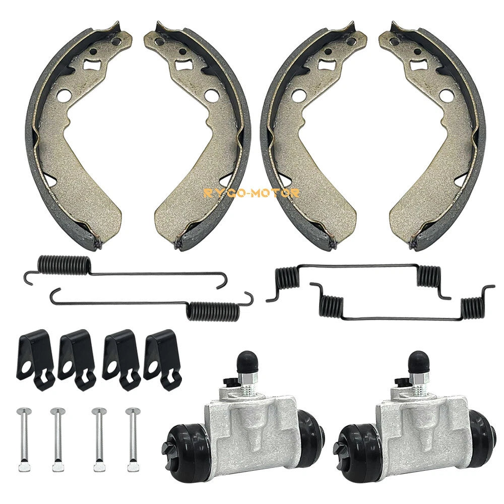 Rear Brake Wheel Cylinders W/Shoes for Kawasaki KAF300 Mule 500 520 550 (1991–2004)