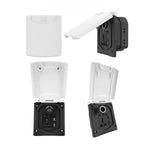 IP44 Rated Power Outlet Box for Trailers Campers Boats