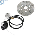 Rear Hydraulic Brake Caliper Assembly + Disc Rotor Kit for ATV Go-Kart