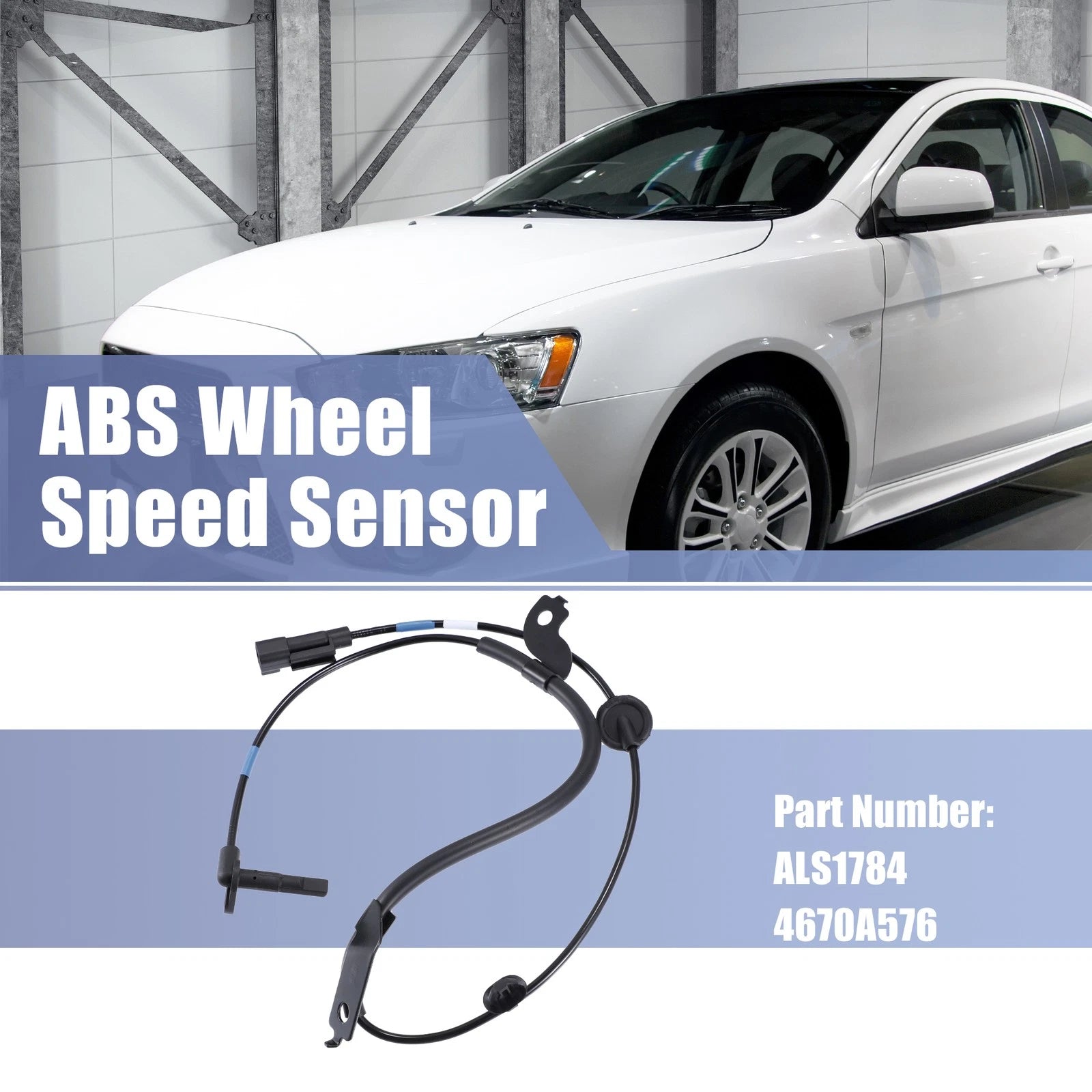 ABS Sensor Front Right ALS1784 4670A576 for Mitsubishi Lancer (2008–2017)
