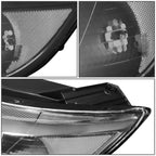 Pair of Projector Headlights for Kia Sorento (2011–2013) Black/Clear