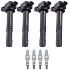 4X Ignition Coils + 4X Spark Plugs for Honda Accord (2008–2012) Civic (2012–2015) UF602