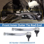 2pcs Front Outer Tie Rod End Links for Honda Civic CR-V (No. ES3332R/ES3331R)