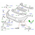 Fog Light Trim for Land Rover Range Rover Evoque 2016-2019