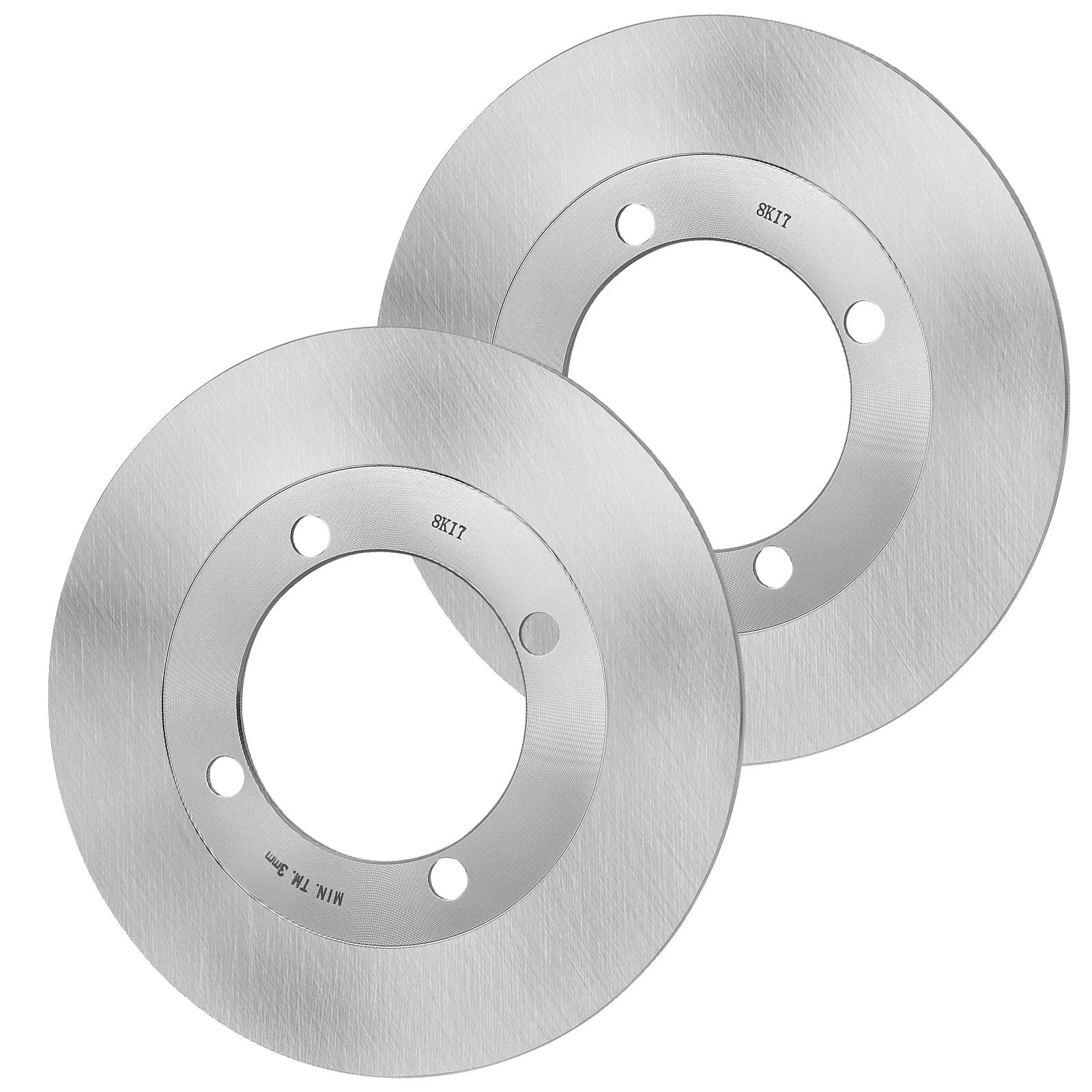 Set of 2 Brake Disc Rotors for Suzuki Eiger 400, Vinson 500 (2002–2008)