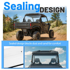 Clear Rear Windshield for Can-Am Commander 700/1000R (2021–2025)