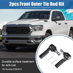 2X Front Outer Tie Rod End Link for Dodge Ram 1500 (2006–2010) No. ES80574