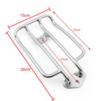 Chrome Solo Rack for Harley-Davidson XL883 1200 Sportster (2004–2015)