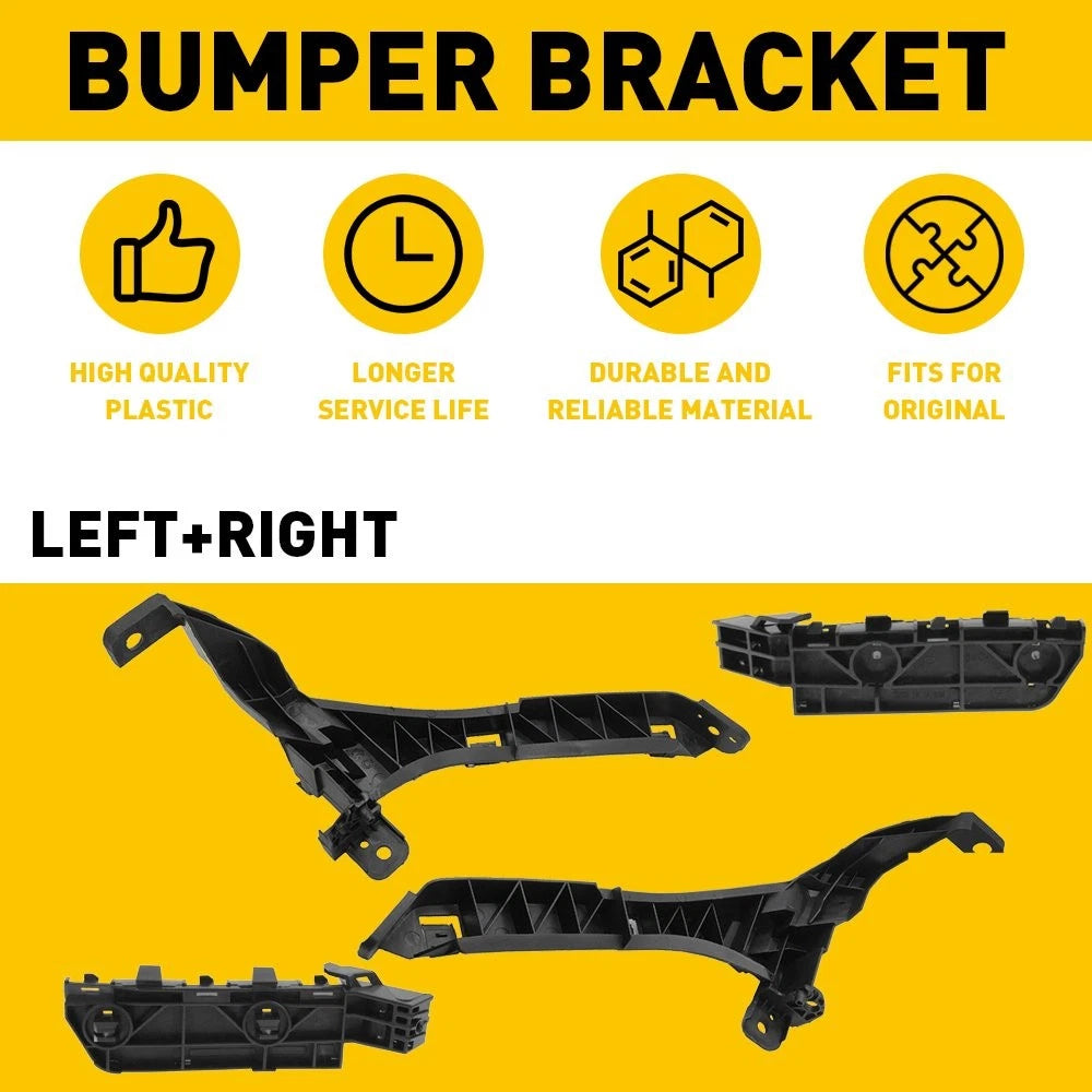 Set of 4 Front Bumper & Headlight Brackets for Honda CR-V (2007â2011)