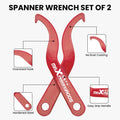 Coilover Adjustment Tool for Aftermarket Suspension Kit (Steel Spanner Wrench)