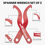Coilover Adjustment Tool for Aftermarket Suspension Kit (Steel Spanner Wrench)