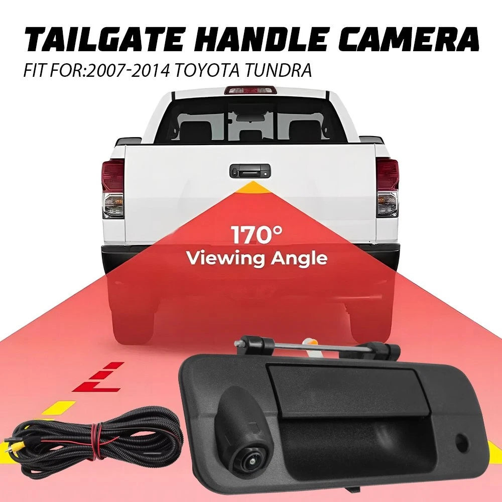 Tailgate Handle with Rear Backup Camera for Toyota Tundra (2007–2014)