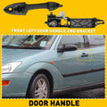 Exterior Door Handle + Bracket for Ford Focus (2000–2007)