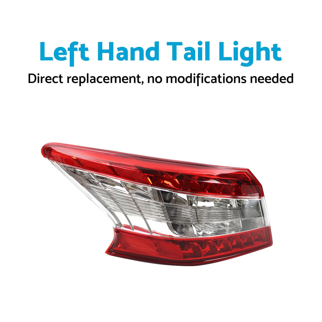 Left Hand Tail Light Rear Lamp LED for Nissan Pulsar B17 (2012–2016)
