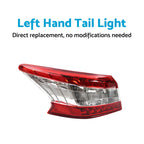 Left Hand Tail Light Rear Lamp LED for Nissan Pulsar B17 (2012–2016)