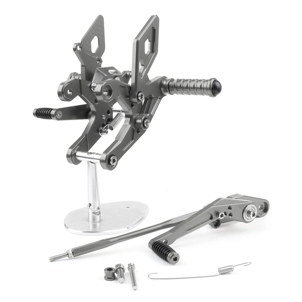 Adjustable Rearsets Foot Rest Pegs for Honda CBR500R CB500F (2016–2017) TI #3