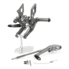 Adjustable Rearsets Foot Rest Pegs for Honda CBR500R CB500F (2016–2017) TI #3