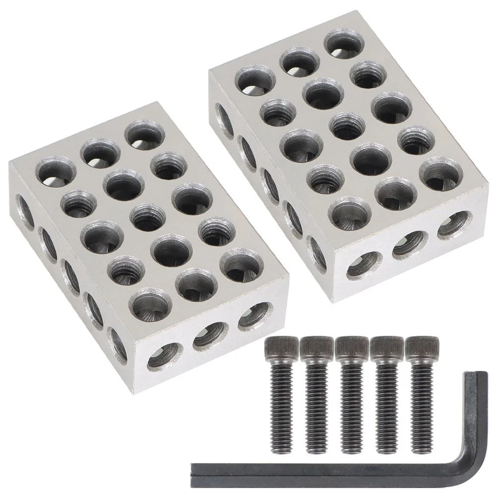 8 Piece Precision Block Set with Screws for 1-2-3 123
