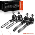 Set of 4 Inner & Outer Tie Rod Ends for Ford F-150 F-250 Expedition (1997–2023)