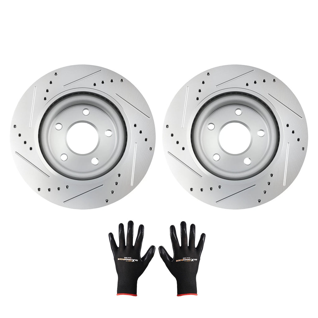 Front Drilled & Slotted Brake Rotor for Nissan Altima (2007–2025)