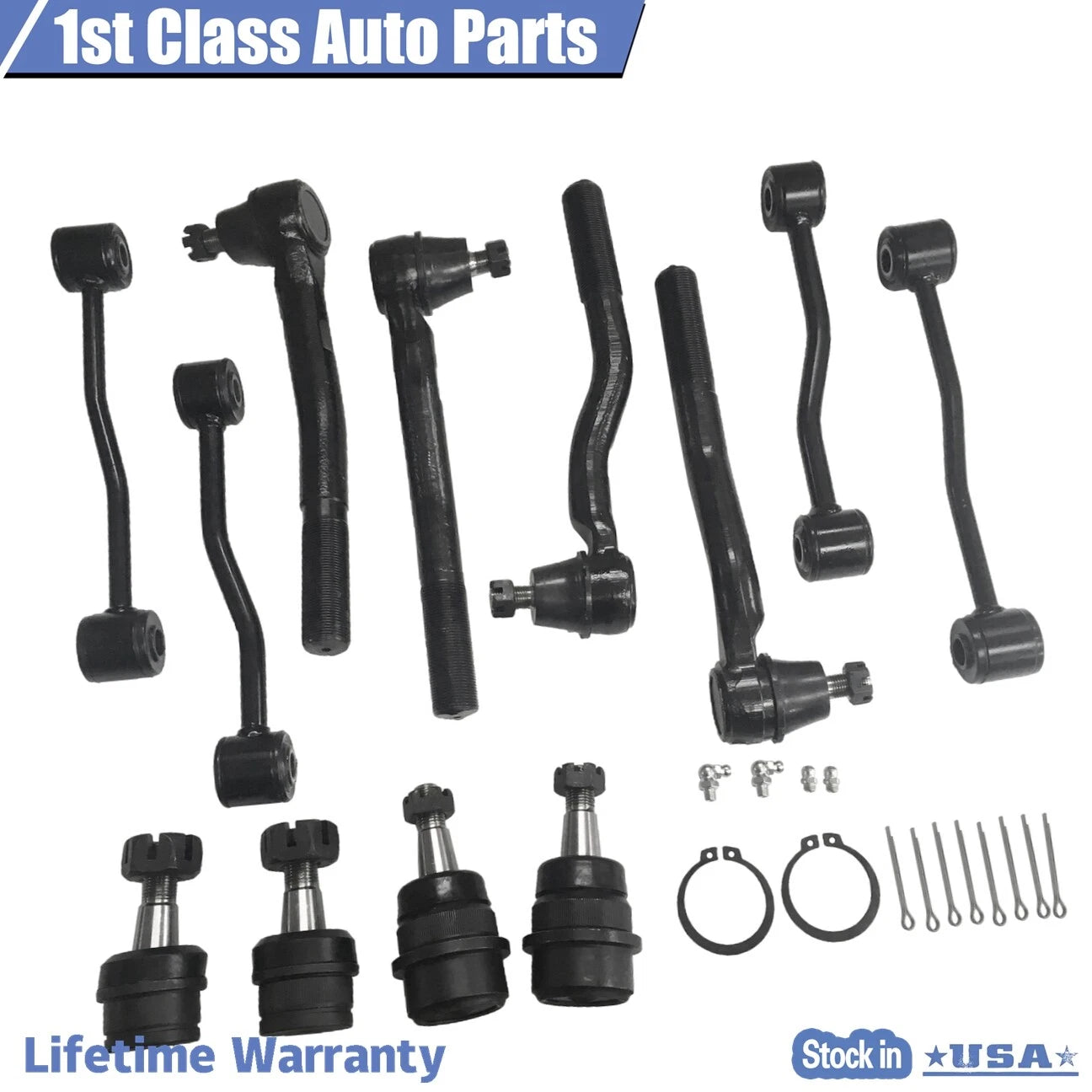 12pc Sway Bar Ball Joints Kit for Jeep Grand Cherokee (1999-2004)