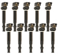 Set of 10 Ignition Coils with Spark Plug Connector for BMW E60 E63 E64 M5 M6