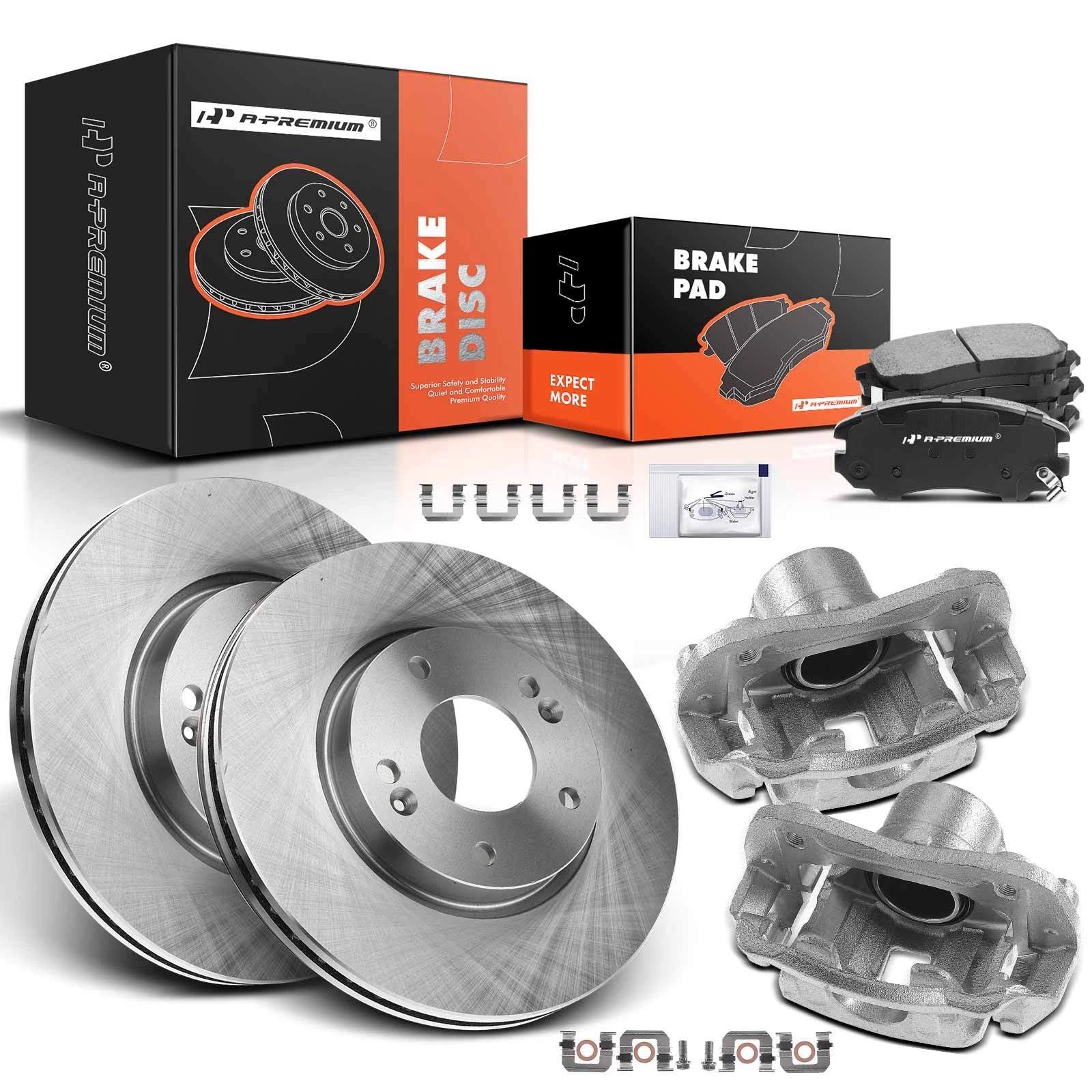 Front Brake Rotor & Pad Set for Kia Optima 