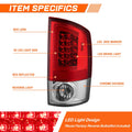 3D LED C-Bar Tail Light for Dodge Ram (2007–2009)