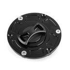 CNC Keyless Fuel Gas Cap for Kawasaki ER Z 250 300 Ninja EX (2008–2017) Black