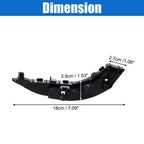 1 Pair Front Bumper Bracket for Honda Civic (2006–2011) Left Right Side
