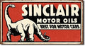 Vintage Replica Tin Metal Sign Sinclair Dino Gasoline 1269