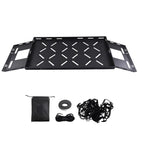 Cargo Shelf Rack with Stretch Net for Jeep Wrangler JK JL (2007–2026)