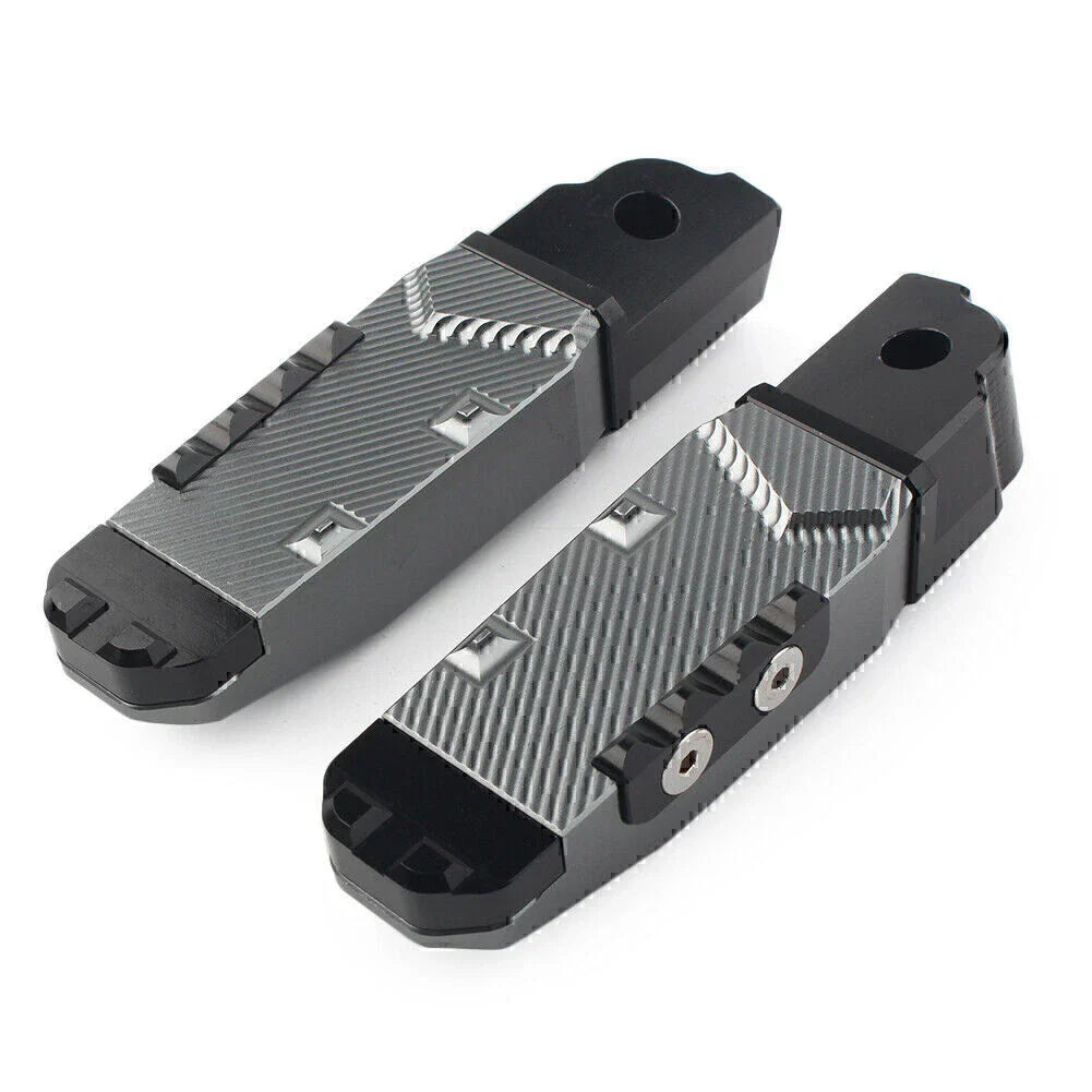 CNC Aluminum Grey Rear Passenger Foot Pegs for BMW S1000RR (2009-2023)